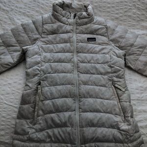 Girls white puffer